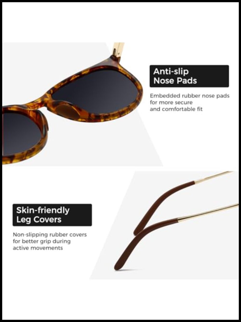 Round Polarized Sunglasses Vintage Classic Retro Style Unisex - Picture 4 of 6